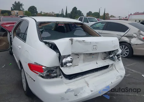 2003 Honda Accord 2.4 Lx from USA, damaged, VIN JHMCM56383C040215